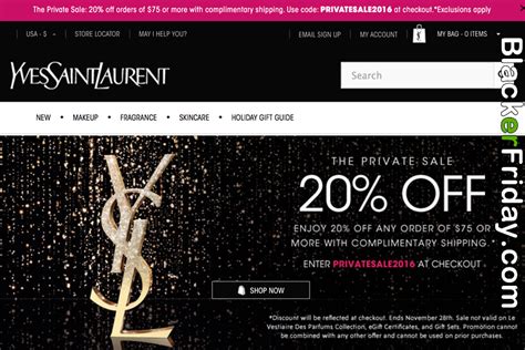 ysl black friday|ysl black friday sale.